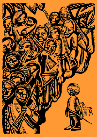 Africans with guns and captured slaves