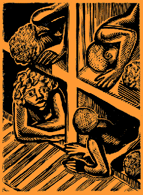 Captives on board ship
