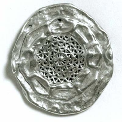 Gold pectoral disc