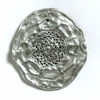 Gold pectoral disc